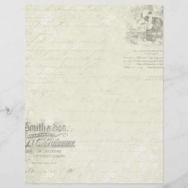Lámina Papel de libro de carátula de papel antiguo con gu (Anverso)