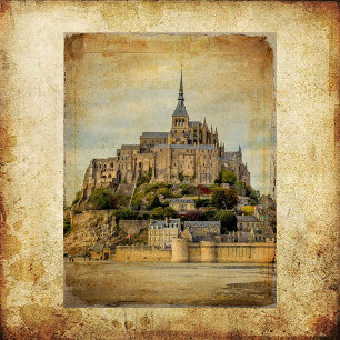 Lámina Papel de libro de cuadernillo de castillo de Grung