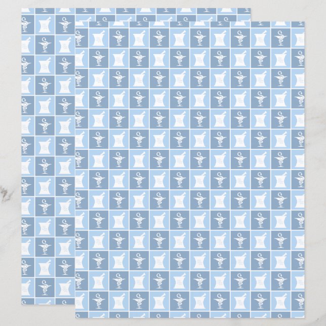 Lámina Papel de libro de cuadernillo del patrón de símbol (Anverso / Reverso)