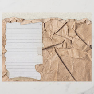 Lámina Papel de libro de cuaderno gráfico de borde despoj