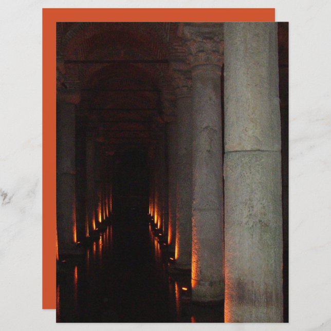 Lámina Papel de libro de halloween gótico al infierno (Anverso / Reverso)