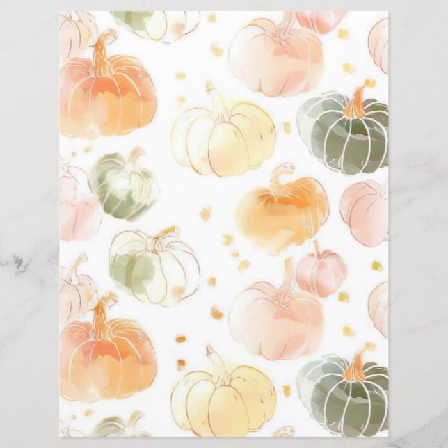 Lámina papel de libro de recortes de patrones de caída de (Anverso)