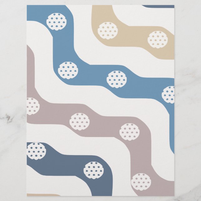 Lámina Papel de línea ondulada gruesa (Anverso)