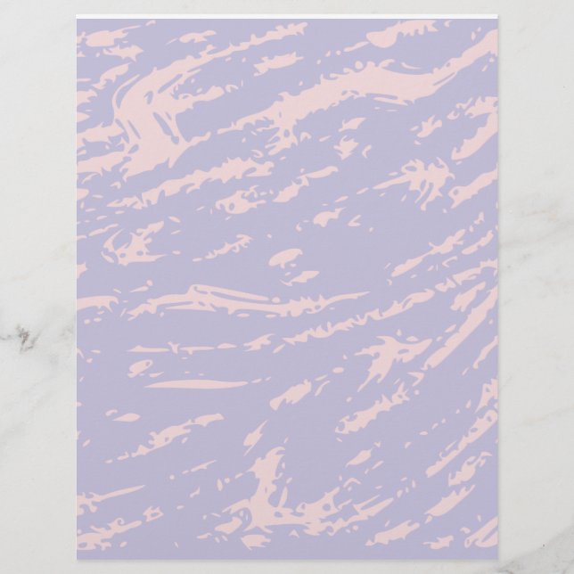 Lámina Papel de los libros de cunas de lavanda (Anverso)