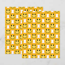 Lámina Papel de manualidades de cara feliz, Emoji de cara