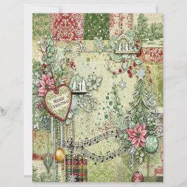 Lámina Papel de manualidades de Navidad del Nacimiento