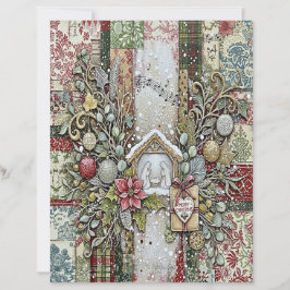 Lámina Papel de manualidades de Navidad del Nacimiento