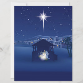Lámina Papel de manualidades de Navidad del Nacimiento