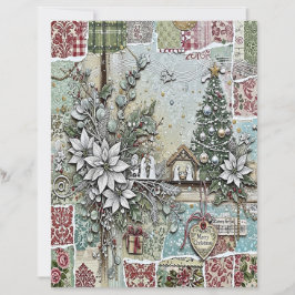 Lámina Papel de manualidades de Navidad para belén