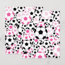Papel de manualidades de patrón de pelota de fútbo