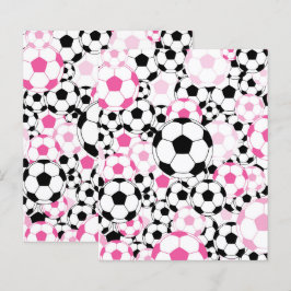 Lámina Papel de manualidades de patrón de pelota de fútbo