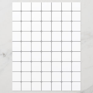 Lámina Papel de manualidades - Negro y Blanco - Cuadrados