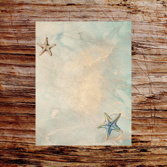 Lámina Papel de minigráfico de Watercolor Sea Breeze Beac (Subido por el creador)