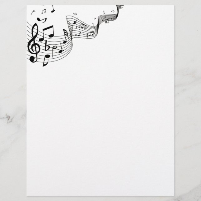 Lámina Papel de música (Anverso)