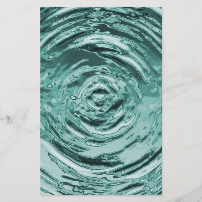 Lámina Papel de naipes Verde azulado (Anverso)
