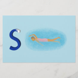Lámina Papel de natación