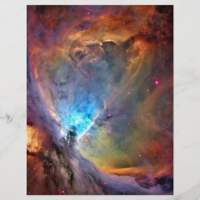 Lámina Papel de naves espaciales Orion Nebula - 2 lados (Anverso)