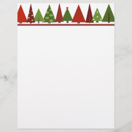 Lámina Papel de Navidades de árboles de Navidad
