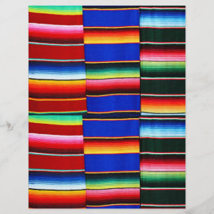 Lámina Papel de origami con rayas serape