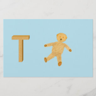 Lámina Papel de oso de peluche