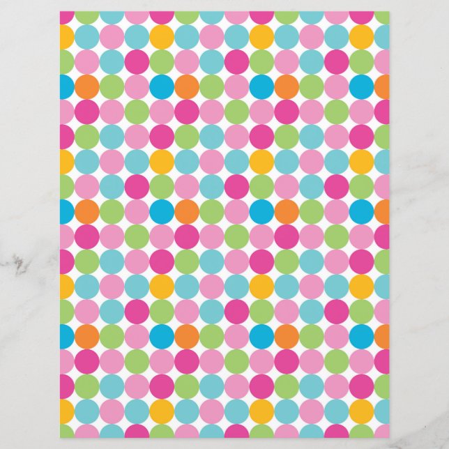 Lámina Papel de patrón de punto para la artesanía y la li (Anverso)