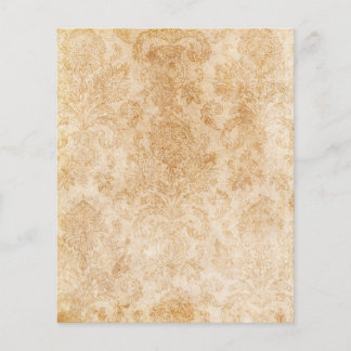 Lámina Papel de pergamino de Shabby Damask