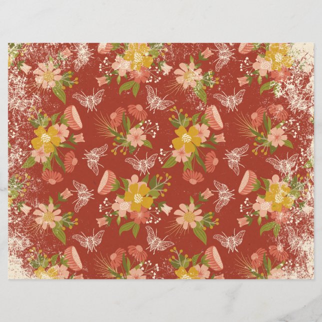 Lámina Papel de periódico basura de cuadernillo botánico  (Anverso)