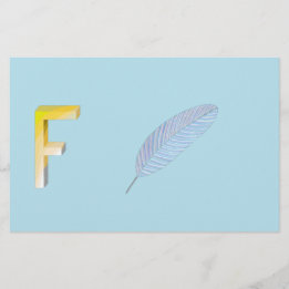 Lámina Papel de pluma