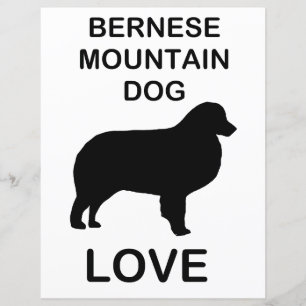 Lámina papel de raspbook de amor para el perro de montaña