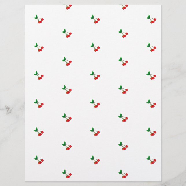 Lámina Papel de rayado de tallos de cerezo (Anverso)