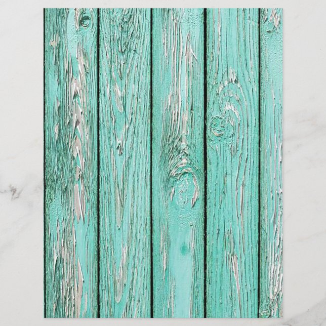 Lámina Papel de rayado de textura de madera verde rústico (Anverso)
