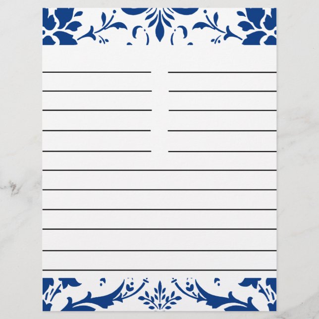 Lámina Papel de receta de comparación personalizada de Da (Anverso)