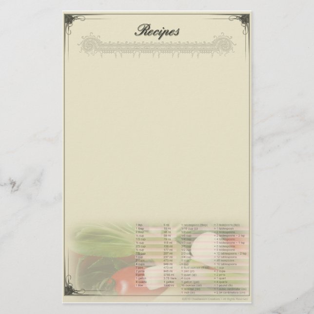 Lámina Papel de recetas sin renglones (Anverso)