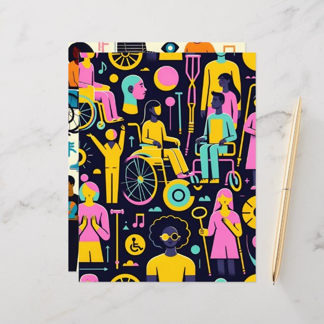 Lámina Papel de resumen para personas con discapacidad (Anverso/Reverso In Situ)