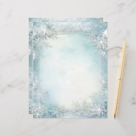 Lámina Papel de revista de cuadernillo de cartón de nieve