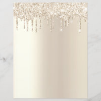 Papel de scrapbook brillante con brillo de champán