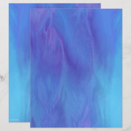 Lámina Papel de Scrapbook Cielos Azules de Doble Cara