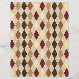 Lámina Papel de Scrapbook con Patrón de Diamante