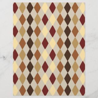 Lámina Papel de Scrapbook con Patrón de Diamante