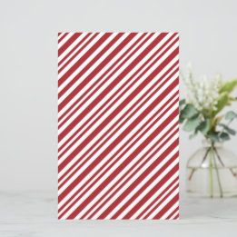 Lámina Papel de Scrapbook con Rayas de Caramelo de Navida