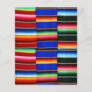 Lámina Papel de scrapbook con rayas de serape