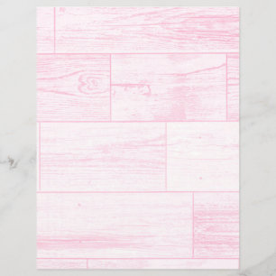 Lámina Papel de scrapbook con textura de madera rosa
