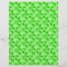 Lámina Papel de Scrapbook Corazón Verde
