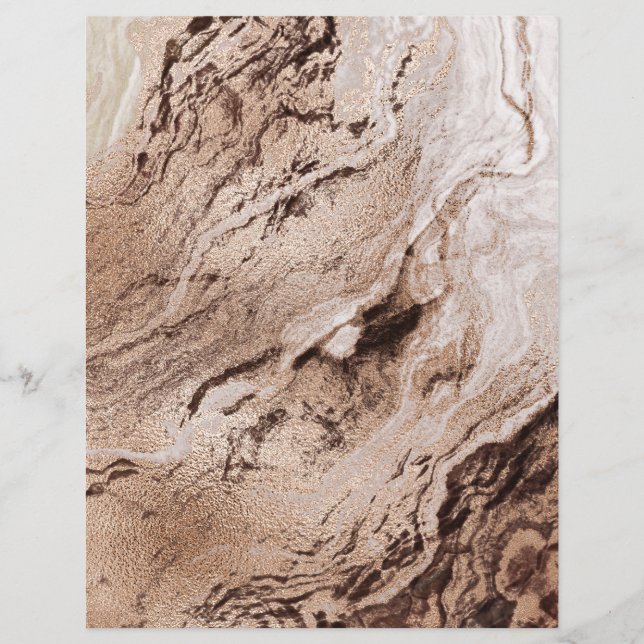 Lámina Papel de Scrapbook de 2 caras Granito Marrón Mocha (Anverso)