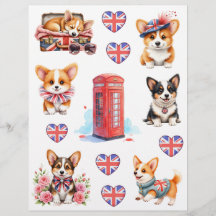Papel de Scrapbook de Cabina Telefónica de Londres
