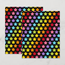 Papel de Scrapbook de Estrellas Coloridas de Arcoí