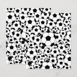 Lámina Papel de Scrapbook de Fondo de Balón de Fútbol