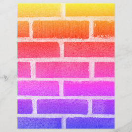 Lámina Papel de Scrapbook de Fotografía de Pared de Ladri