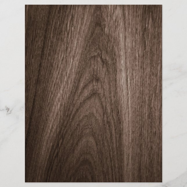 Lámina Papel de scrapbook de grano de madera de roble mar (Anverso)