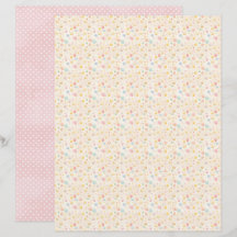 Papel de Scrapbook de Huevos de Pascua Antiguos